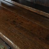 Large English antique oak kitchen cabinet / dresser from the 18th century