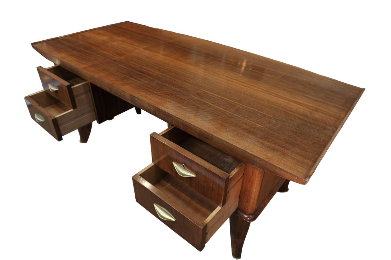 Sanyas and Popot rosewood art deco desk