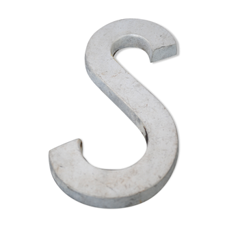 Metal letter "s"