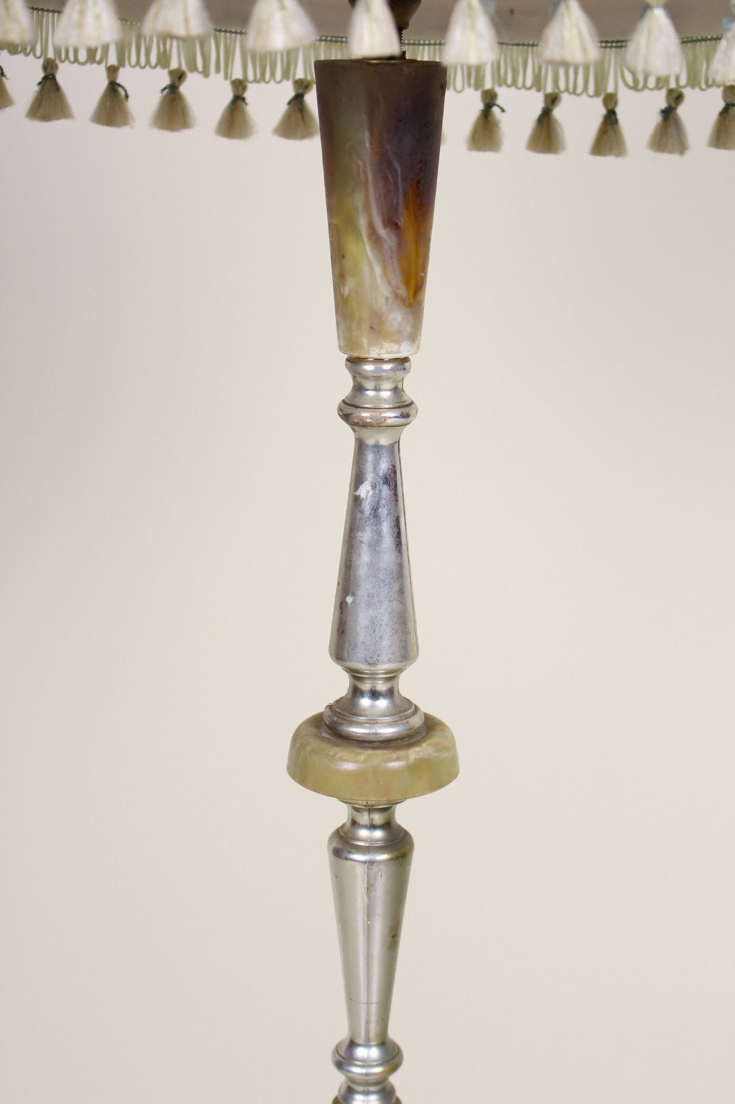 Vintage floor lamp antique onyx