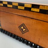 Antique Historicism Box with Birch Inlay, Germany, 1880