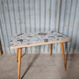 Vintage compass leg table