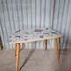 Vintage compass leg table