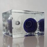 Glass candlestick, 80s