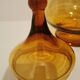 Apothecary pot, vintage XXL candy in 70s amber glass