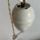 Antique opaline suspension, raised and lowered