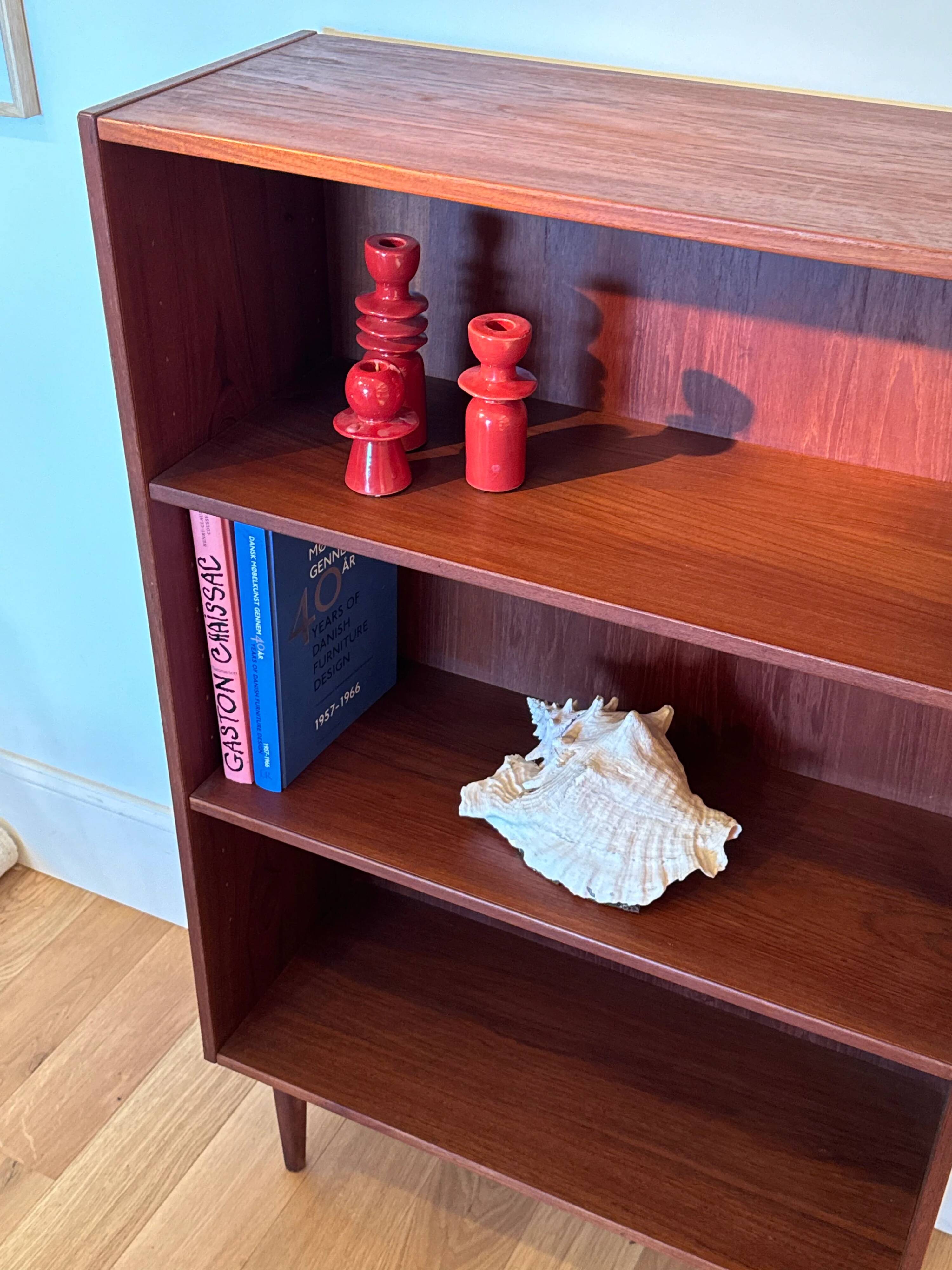 Vintage Scandinavian teak library "Vera"