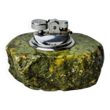 Green alabaster lighter by Romano Bianchi, Italy, 1970