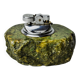 Green alabaster lighter by Romano Bianchi, Italy, 1970