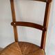Chaise basse « nourrice » paillée vintage