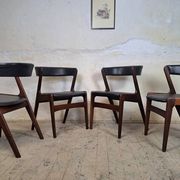 Chaise en teck C21, FIRE CHAIR conçue par KAI KRISTIANSEN