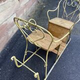 Sled double sled alsace 1900s