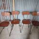 Lot de 4 chaises en formica