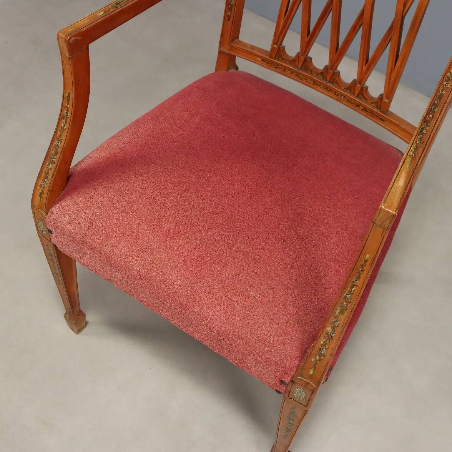Victorian antique armchair in mahogany, United Kingdom, 19th century