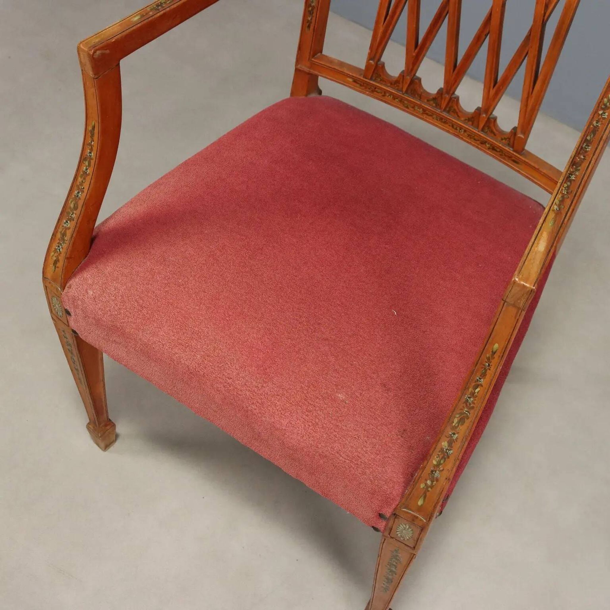 Victorian antique armchair in mahogany, United Kingdom, 19th century