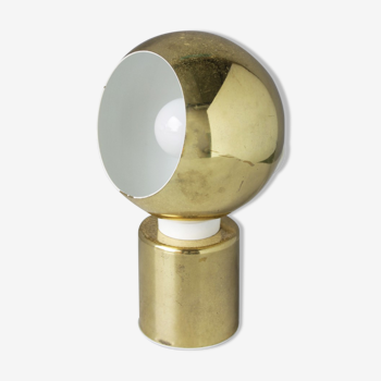 Magnetic brass ball light by Reggiani