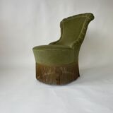 Vintage green bedroom chair