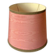 Large Vintage Pink Silk Lampshade - 40 x 34 cm