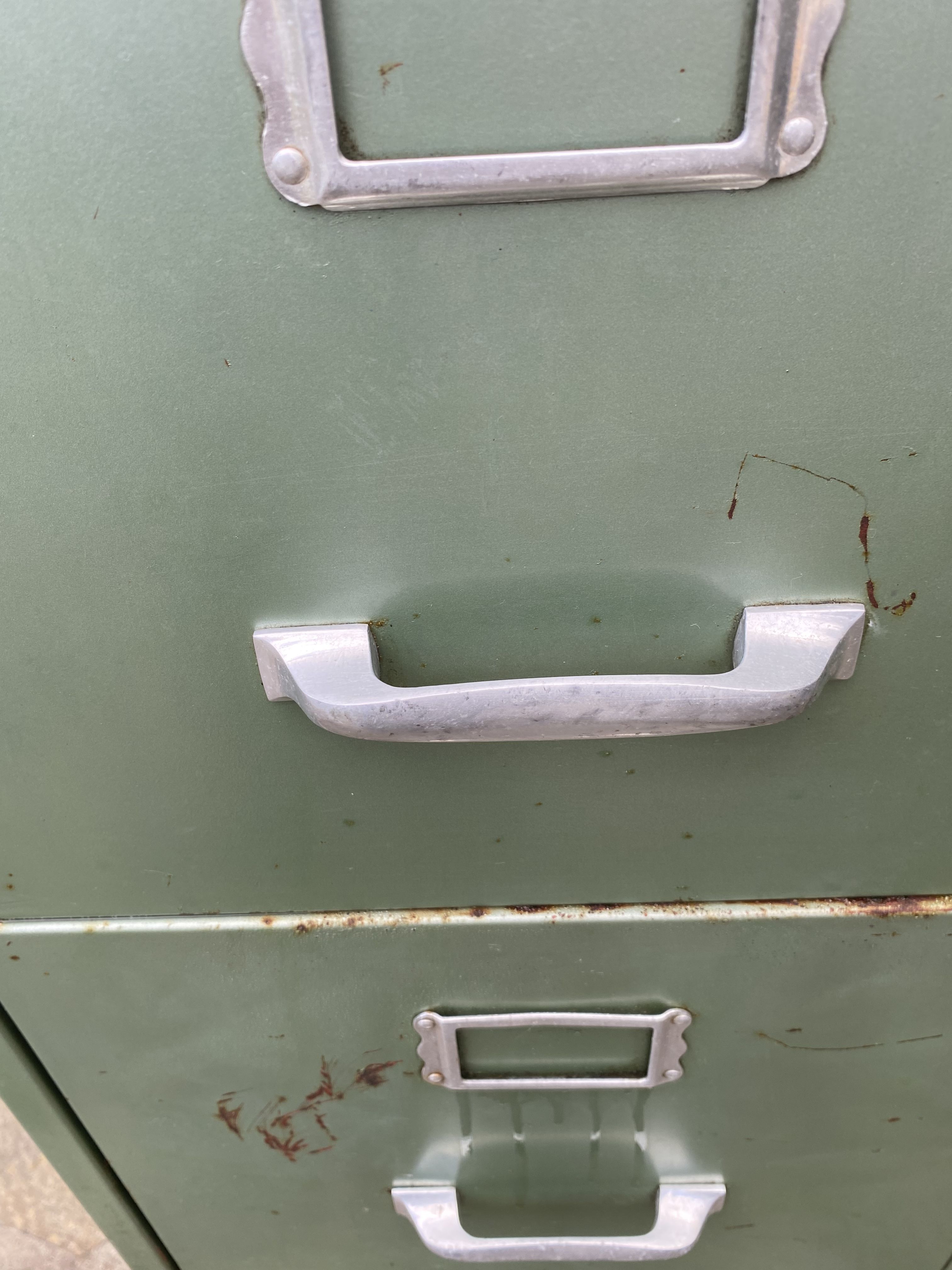 Metal column 4 drawers, 70s