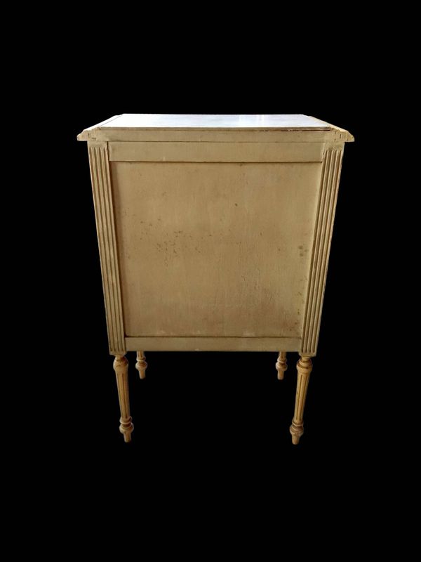 Ancien petit meuble d' appoint commode style Louis XVI