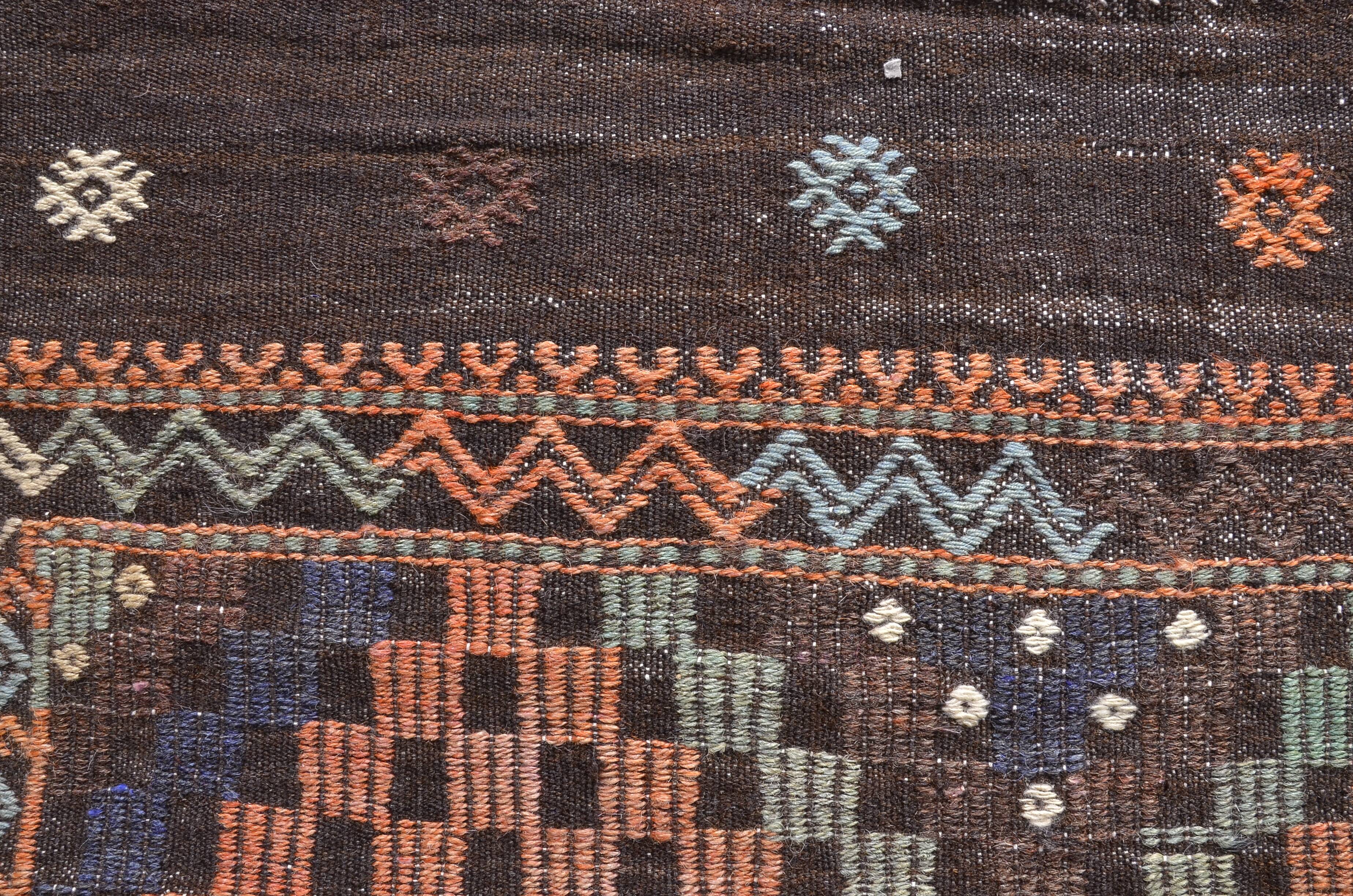 Oushak Vintage Handwoven Kilim Rug sku1861