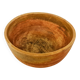 Swedish folk art, large unique agricultural bowl from the early 19th century in painted wood.