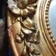 Oval mirror XIXth 43x56cm