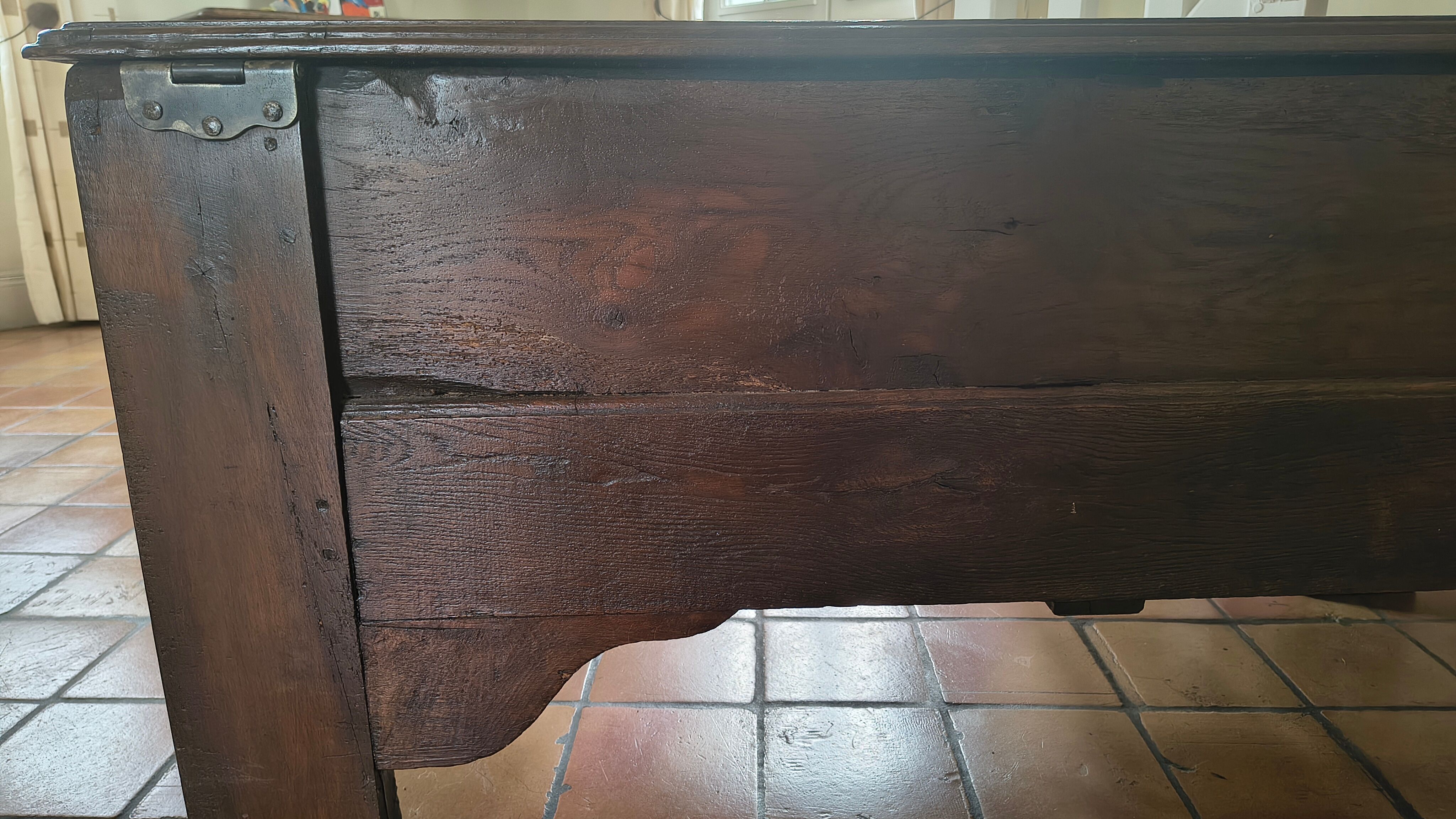 Large chest trunk solid oak 150 cm