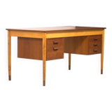 Søborg Møbler ‘model 130’ teak & beech writing desk by Børge Mogensen