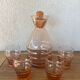 Ensemble carafe et 4 verres