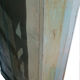 Blue patinated wardrobe in teak, furniture from India