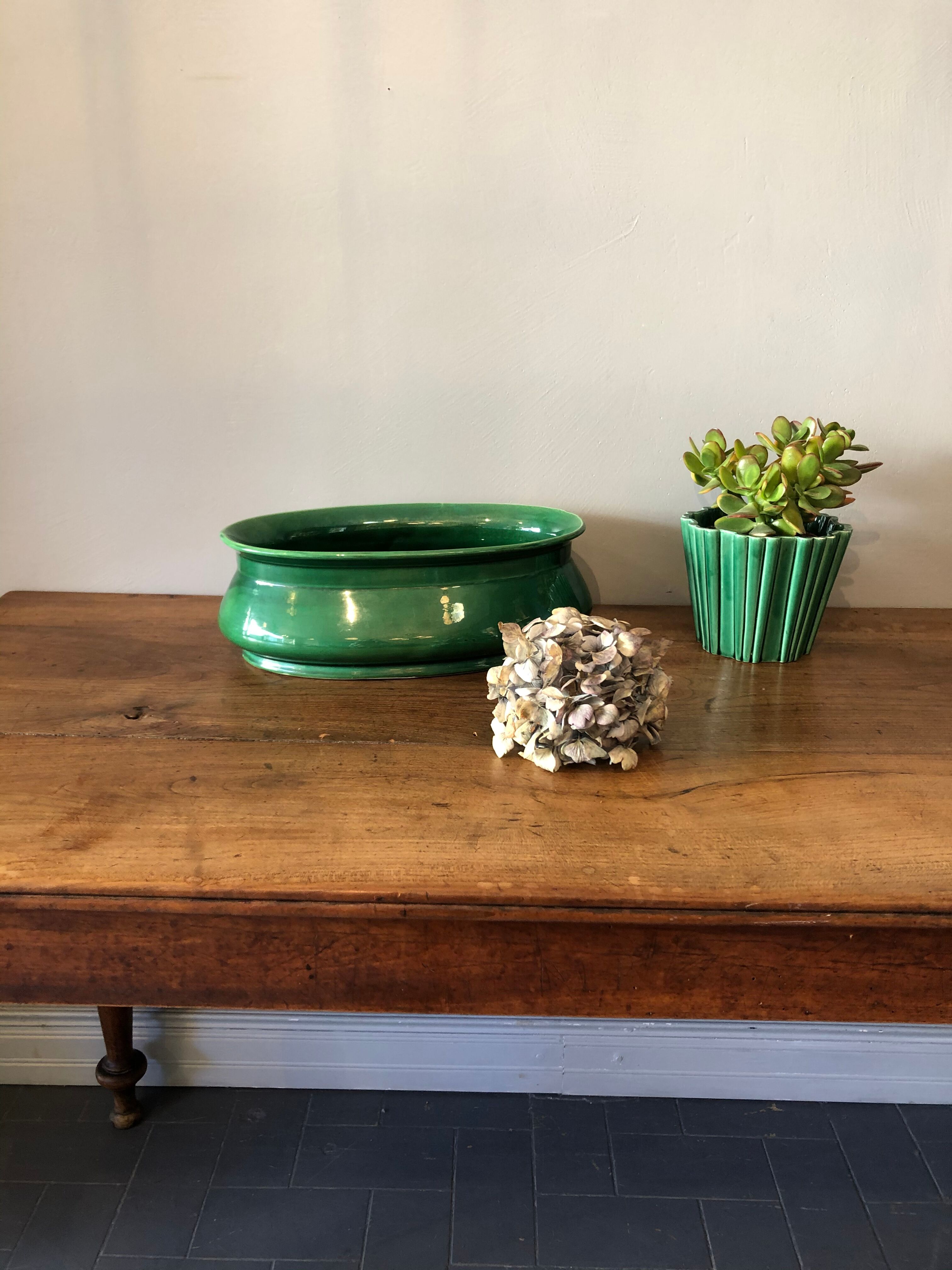 Ancient ceramic planter