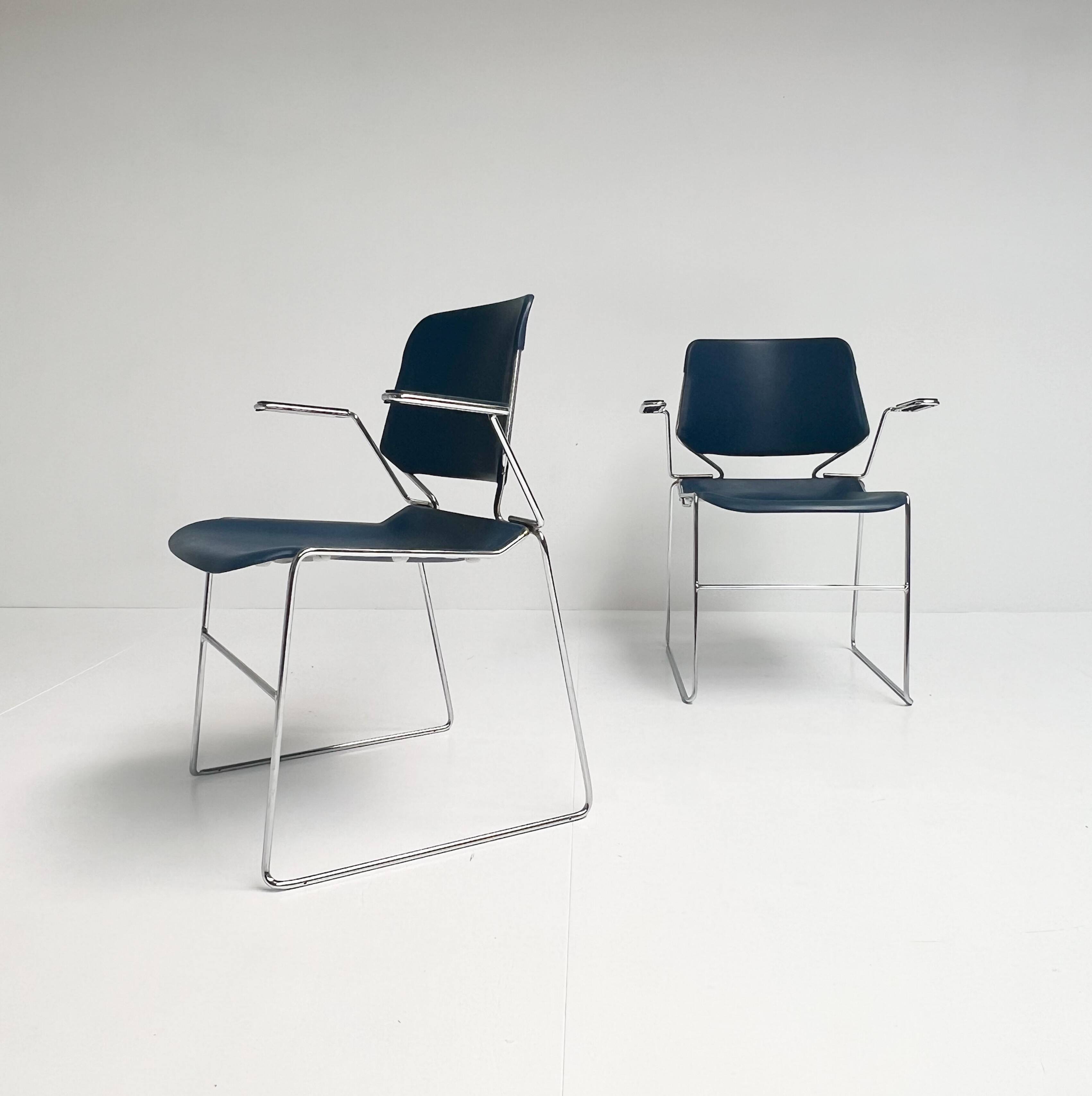 Krueger Matrix Chair with Arms by Thomas Tolleson, 1970s