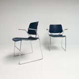 Matrix Krueger chair with armrests by Thomas Tolleson, 1970s