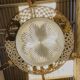 Louis XV style chandelier in bronze and frosted glass 20th century