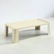 Amanta rectangular coffee table by Mario Bellini for C&B Italia in white