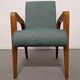 Pair of free span bridges armchairs from the 50s