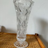 Worked glass vase