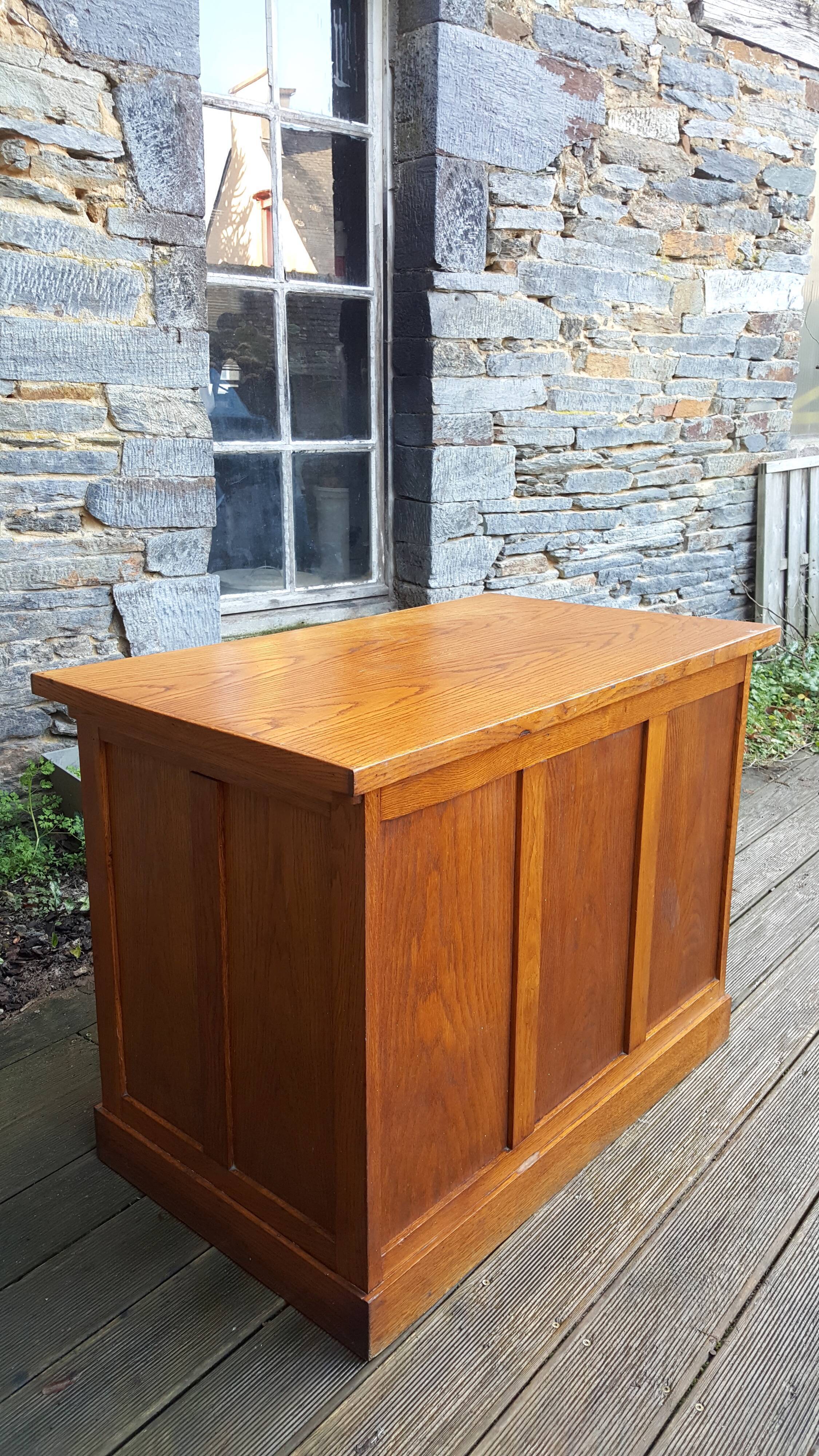 Oak desk 50s