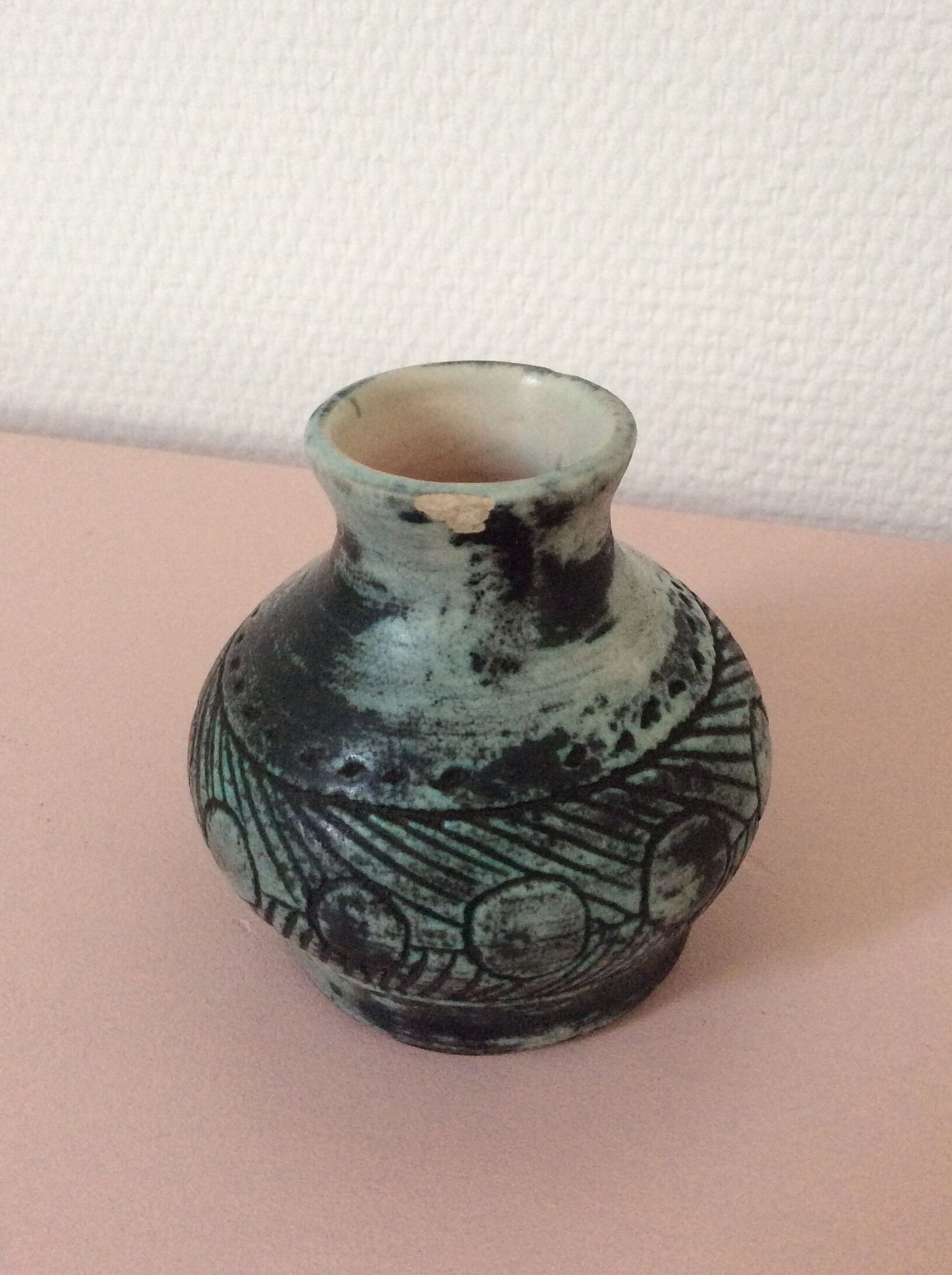 Vase ball Jacques Blin