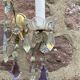 2 Venetian crystal sconces wall lights Marie-Thérèse old rococo