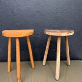 Pair of brutalist stools 1950