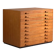 Antique plan cabinet made of beech wood – Slovakia, circa 1960