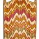 Set de 6 chaises hautes, tissu Missoni,1950