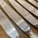 Series of 6 Ercuis dessert knives