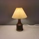 Beautiful sting lamp in twisted wood. Estimated 1970s and Swedish or Danish.