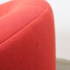 Red Pumpkin chair and ottoman by Pierre Paulin for Ligne Roset