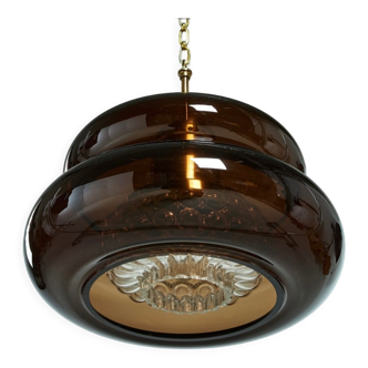 Vintage scandinavian pendant lamp "bubblan" design carl fagerlund ,orrefors, sweden