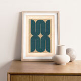 Original collage dated and signed without frame