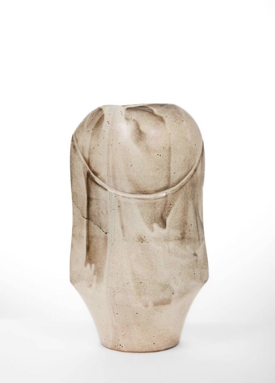 Ceramic vase Atelier Dieulefit – Les Grottes – French art piece